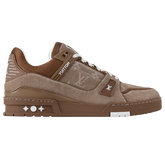 Louis Vuitton Trainer Sneaker Denim Brown / White
